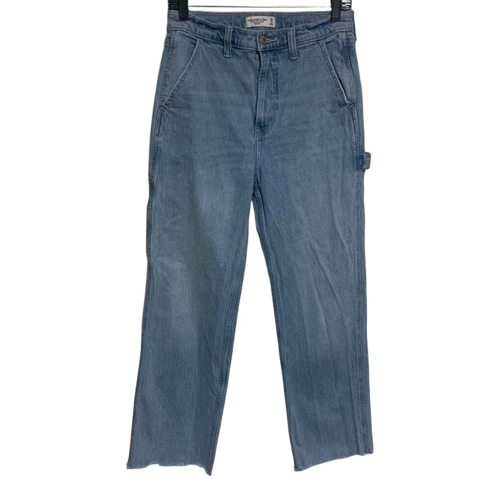 Abercrombie & Fitch Light Blue Straight Leg Jeans